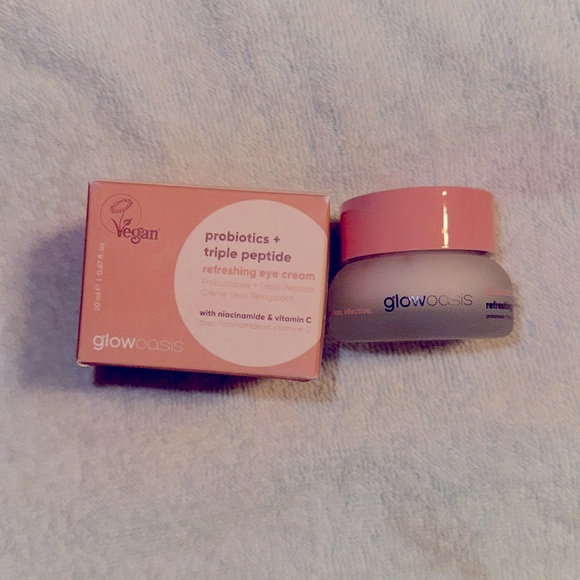 Glow Oasis Probiotics + Triple Peptide Refreshing Eye Cream - Picture 1 of 4